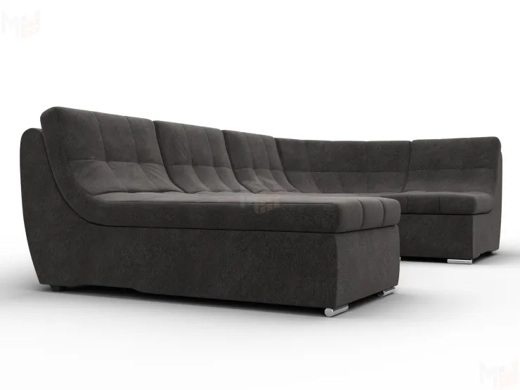 Диван П-образный модульный Холидей ( LAIM 10 темно-коричневый )