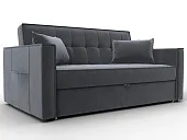Диван прямой Лига-104 (140) ( SEVEN 17 серый )