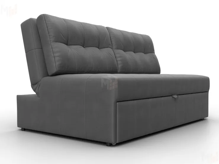 Диван прямой Лига-107 (140) ( JOLY 13 серый )