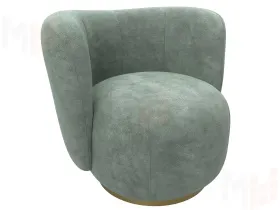 Кресло Лига-072 ( велюр BRUT 08 зеленый )