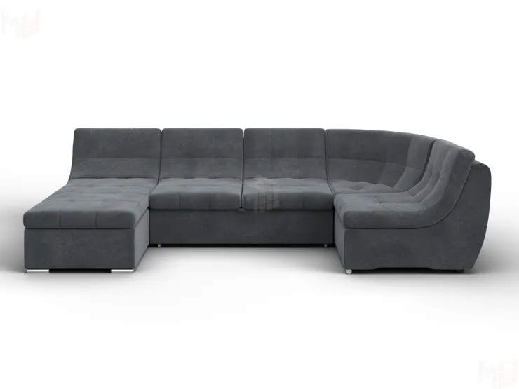 Диван П-образный модульный Холидей ( LAIM 23 светло-серый )