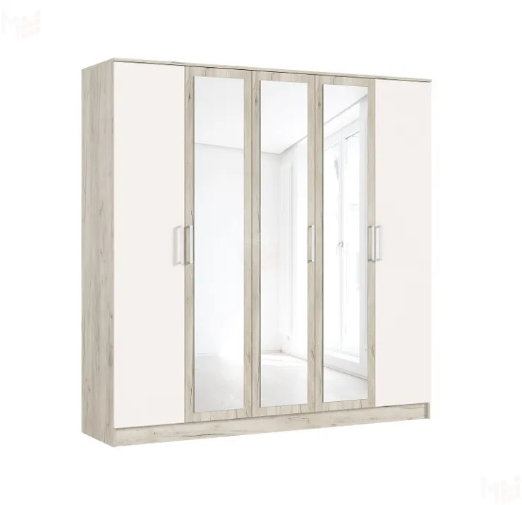 Шкаф Мартина 5-ти створчатый (крафт серый/кашемир)