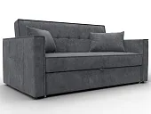 Диван прямой Лига-104 (140) ( BRUT 16 темно-серый )