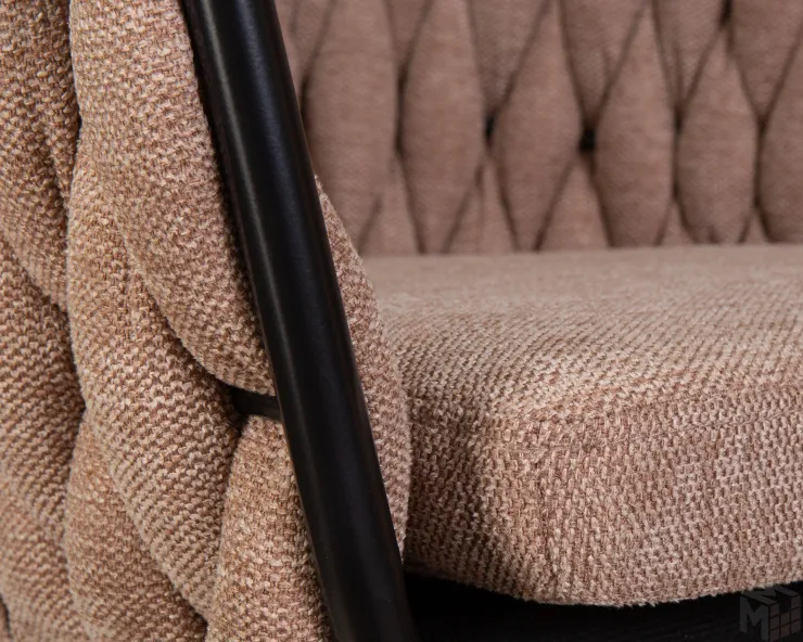 Стул обеденный DOBRIN MATILDA (коричневая ткань (LAR 275-3))