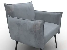 Кресло Лига-083 ( велюр TOWER 10 серый )