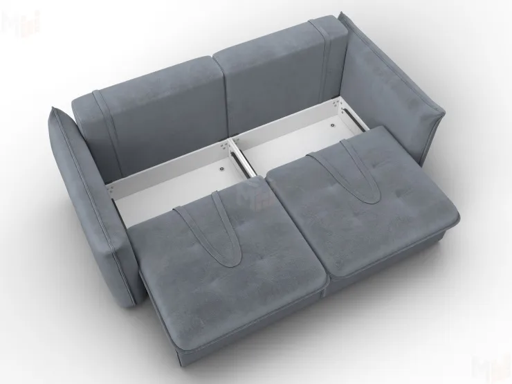 Диван прямой Лига-100 НПБ ( TOWER 10 серый )