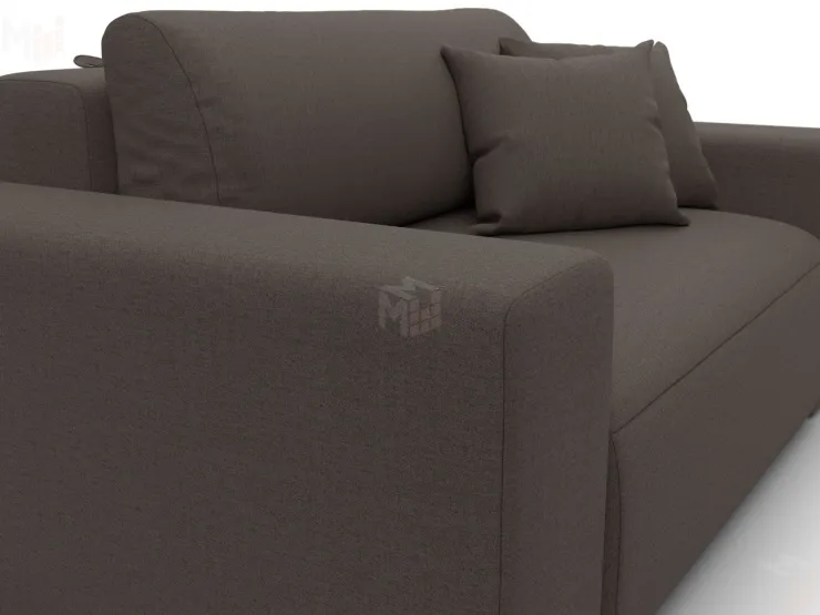 Кресло Лига-036 НПБ ( Амур коричневый )