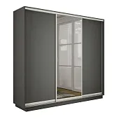 Шкаф-купе Экспресс трио 1 зеркало 2100 (Серый диамант)