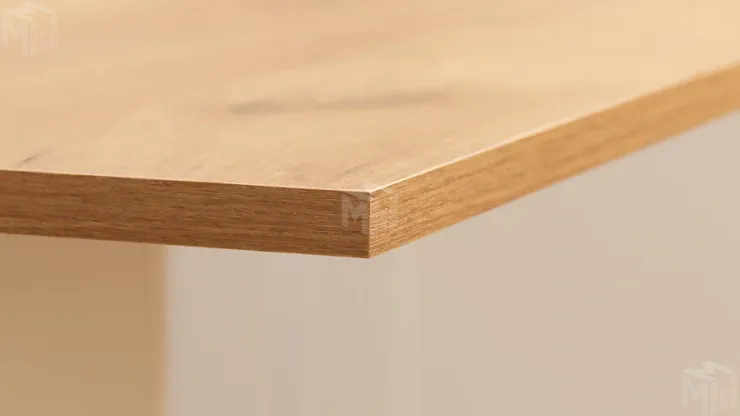 Стол обеденный Анкона Тип 1 Белый, Дуб Крафт золотой