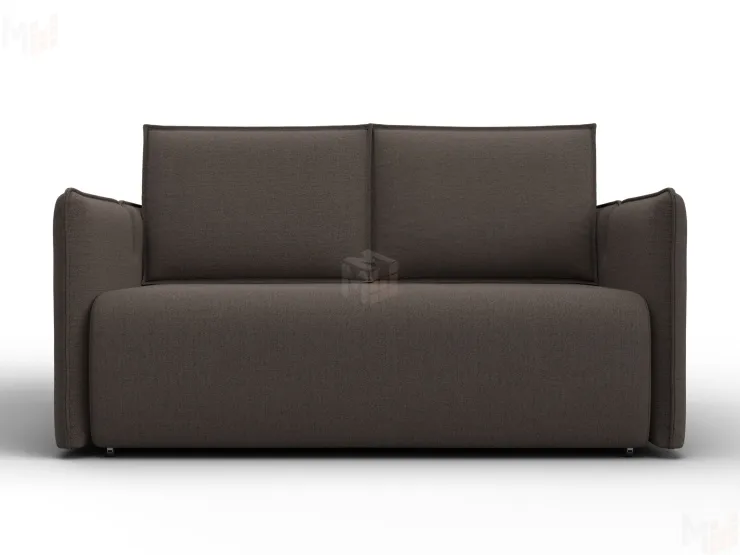 Диван прямой Лига-117 ( Амур 05 коричневый )