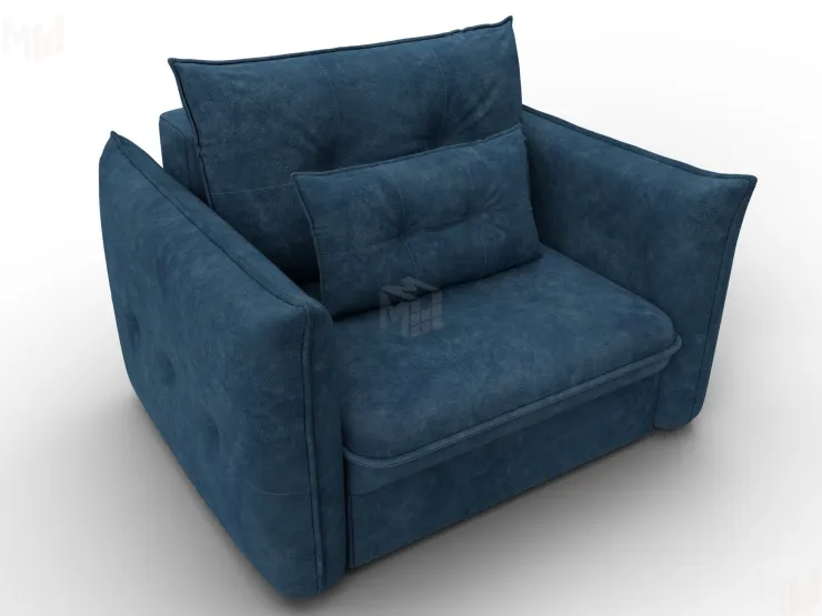 Кресло Лига-100 НПБ ( BRUT 11 синий )