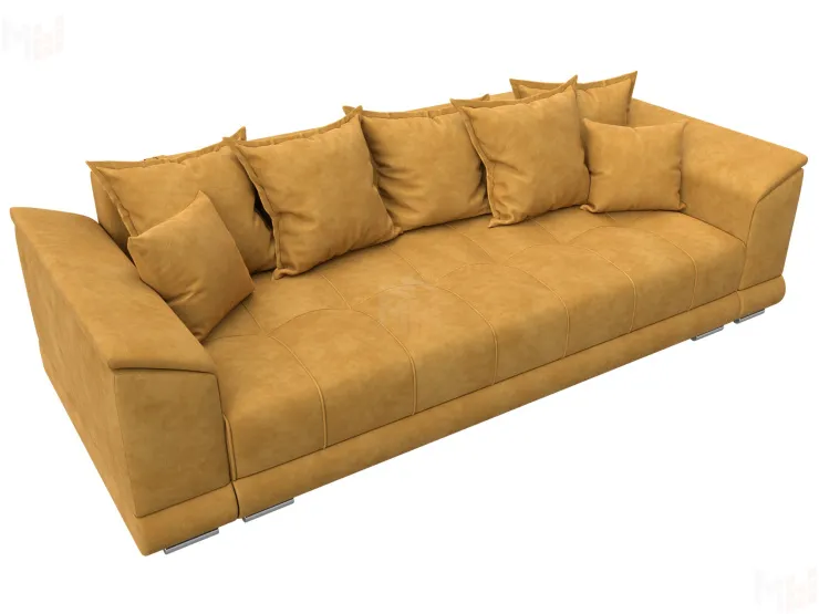 Диван прямой НордСтар НПБ ( BRUT 10 желтый )