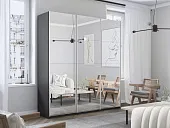 Шкаф-купе Прайм 3-х дверный Зеркало 180 см