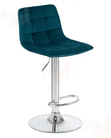 Стул барный DOBRIN TAILOR (морской волны велюр (MJ9-99))