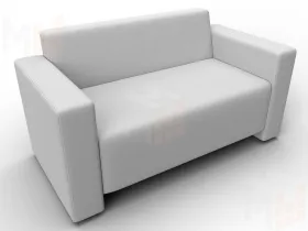 Диван прямой Лига-093 ( Белый )