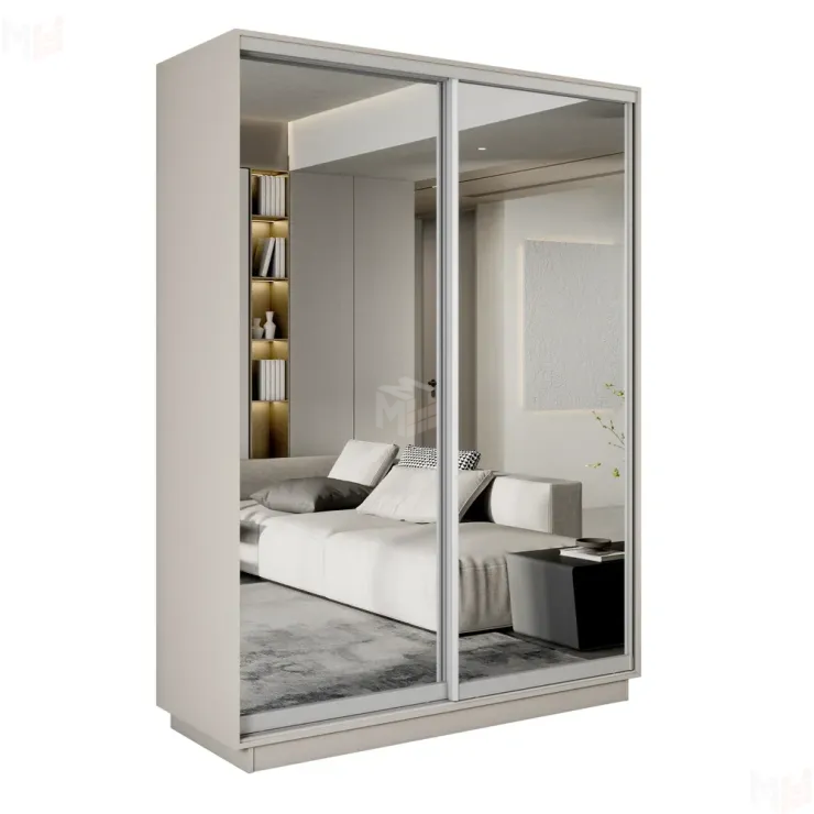 Шкаф-купе Экспресс  2-х дверный (Зеркало) 1200