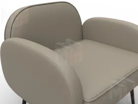 Кресло Лига-086 ( экокожа GRIFON 04 бежевый )