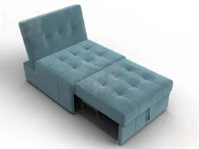 Кресло-кровать Лига-107 (80) ( SEVEN 113 бирюзовый )