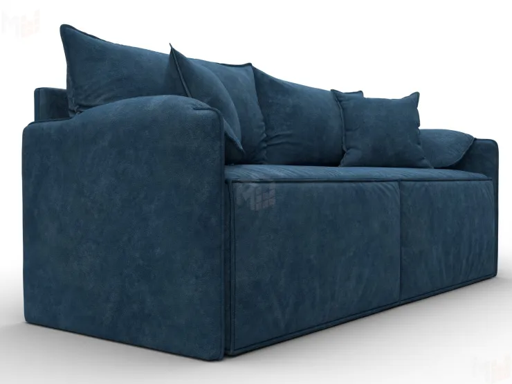 Диван прямой модульный Лига-106 ( BRUT 11 синий )