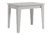 Стол обеденный раскладной Фантазия белый рамух
