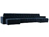 Диван П-образный с декором Лига-049 НПБ Лонг