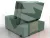 Кресло-кровать Лига-107 (80) ( Амур 11 зеленый )