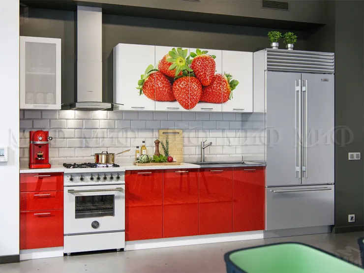 Кухня Клубника 2,0 МДФ