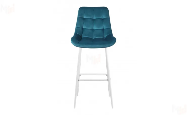 Барный поворотный стул Эйден Confetti izumrud/белый