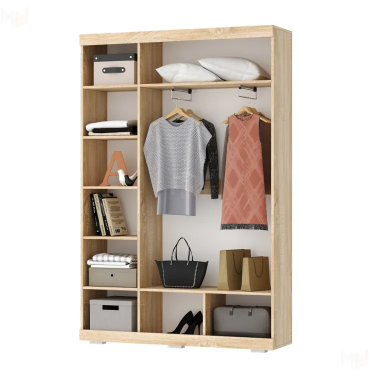 Шкаф для одежды СОНАТА ШСЗ-1300  Дуб Сонома - Дуб Сакраменто 