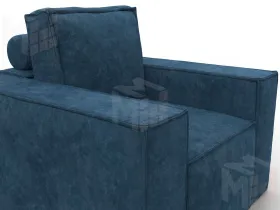 Кресло Лига-081 НПБ ( BRUT 11 синий )