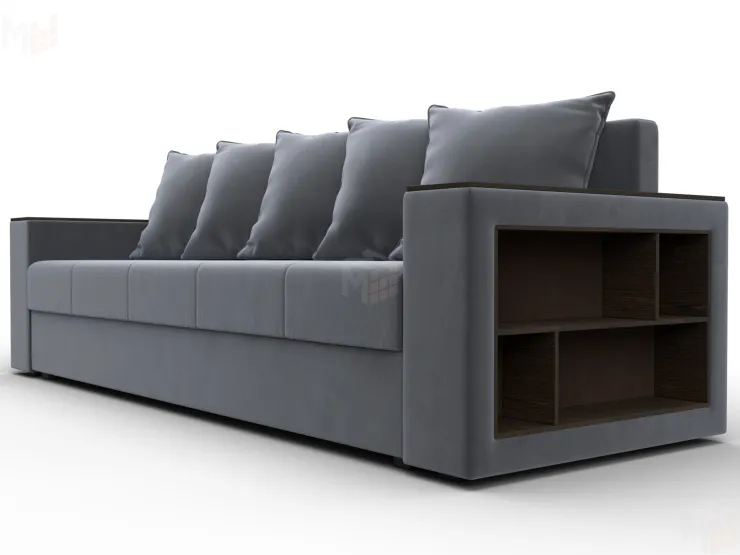 Диван прямой Дубай Лайт ( Серый )