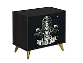 Комод Фьюжн Арт КМ-002 камень угольный/Biker Cat Комод Фьюжн Арт КМ-002 камень угольный/Biker Cat