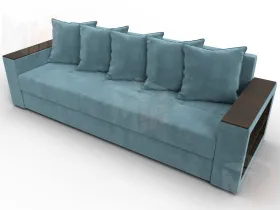 Диван прямой Дубай Лайт ( SEVEN 113 бирюзовый )