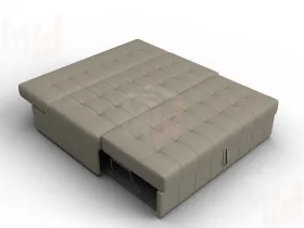 Диван прямой Лига-107 (140) ( GRIFON 04 бежевый )