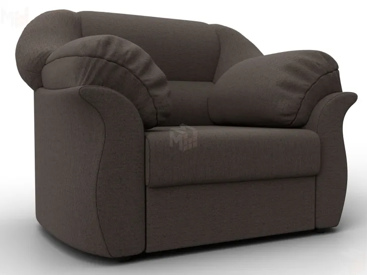 Кресло Карнелла ( Амур 05 коричневый )