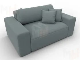 Кресло Лига-036 НПБ ( Амур серый )