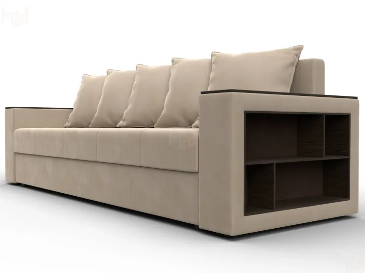 Диван прямой Дубай Лайт ( SEVEN 729 бежевый )