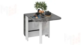 Стол-книжка Т1 Белый, Ателье темный