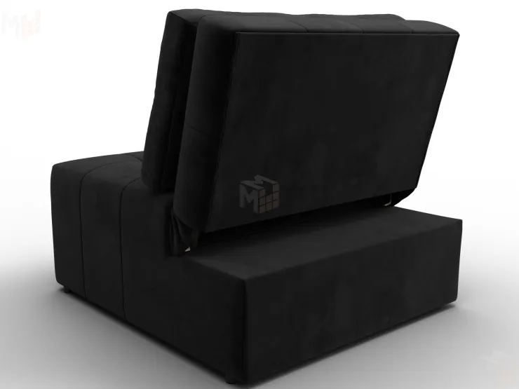 Кресло-кровать Лига-107 (80) ( SEVEN 35 черный )