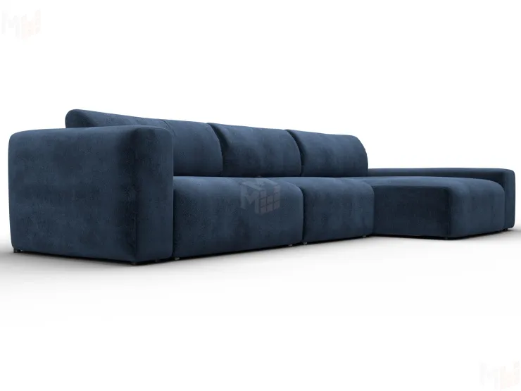 Диван угловой Лига-066 НПБ Лонг угол правый ( TOWER 13 синий )