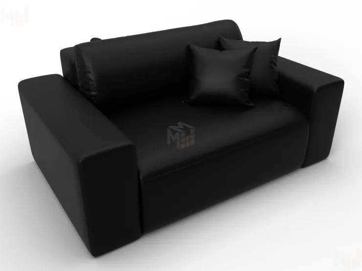 Кресло Лига-036 НПБ ( GRIFON 18 черный )