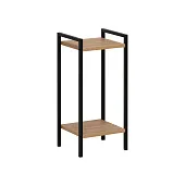 Подставка для цветов Leset Стилвуд 12 (Чёрный/Дуб крафт золотой)