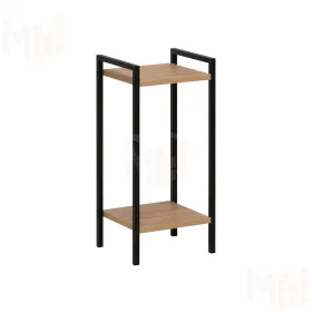 Подставка для цветов Leset Стилвуд 12 (Чёрный/Дуб крафт золотой)