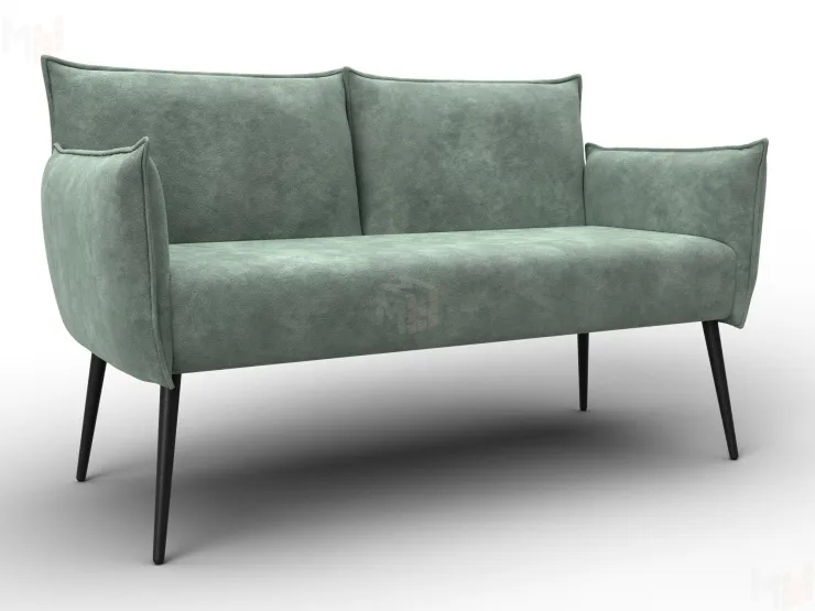 Диван прямой Лига-083 ( велюр BRUT 08 зеленый )