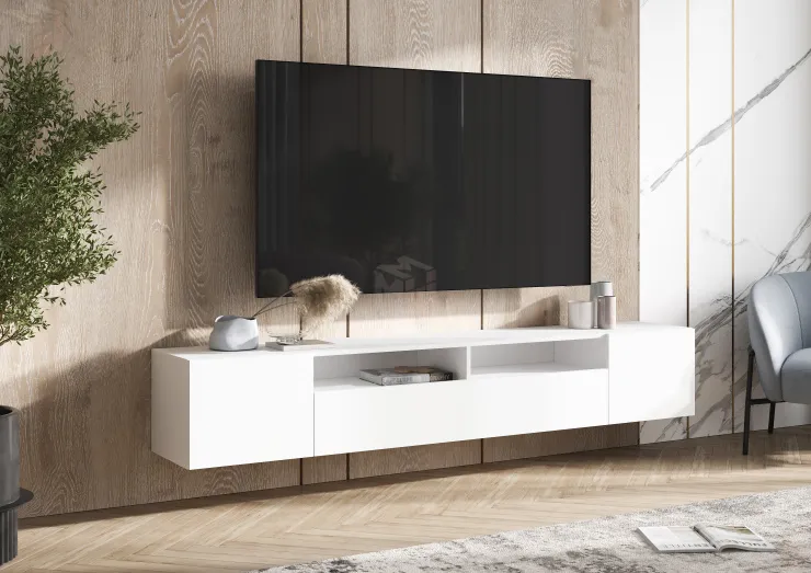 Тумба ТВ Сити (белый)