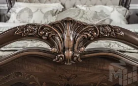 Кровать Илона 180х200 см караваджо с мягким изголовьем Кровать Илона 180х200 см караваджо с мягким изголовьем