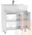 Тумба под умывальник "Миранда 80 Норма" без ящика Айсберг