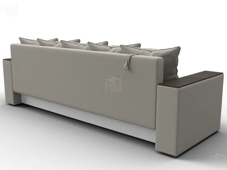 Диван прямой Дубай Лайт ( Амур 02 бежевый )