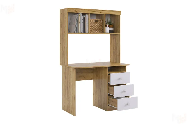 Стол Форсаж дуб крафт золотой/белый