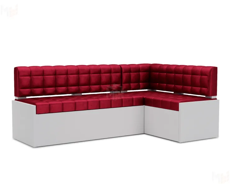 Ганновер Правый угол (Бархат красный STAR VELVET 3 DARK RED) 178х82х103 см